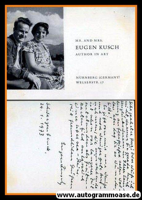 Autogramm Literatur | Eugen KUSCH | 1973 (Brief)