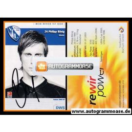 Autogramm Fussball | VfL Bochum | 2006 | Philipp B&Ouml;NIG