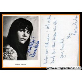 Autogramm Schauspieler | Marion MARLON | 1960er (Portrait SW)