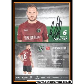 Autogramm Fussball | Hannover 96 | 2018 | Marvin BAKALORZ
