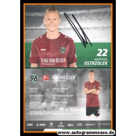 Autogramm Fussball | Hannover 96 | 2018 | Matthias OSTRZOLEK