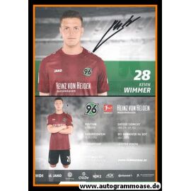 Autogramm Fussball | Hannover 96 | 2018 | Kevin WIMMER