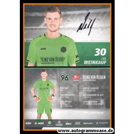 Autogramm Fussball | Hannover 96 | 2018 | Leo WEINKAUF