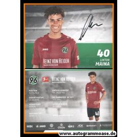 Autogramm Fussball | Hannover 96 | 2018 | Linton MAINA