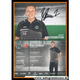 Autogramm Fussball | Hannover 96 | 2018 | Andre BREITENREITER