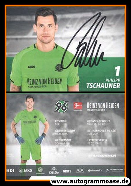 Autogramm Fussball | Hannover 96 | 2018 | Philipp TSCHAUNER