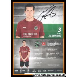 Autogramm Fussball | Hannover 96 | 2018 | Miiko ALBORNOZ