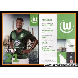 Autogramm Fussball | VfL Wolfsburg | 2018 | Paul-Georges NTEP
