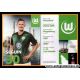 Autogrammkarte Fussball | VfL Wolfsburg | 2018 | Paul SEGUIN