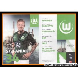 Autogramm Fussball | VfL Wolfsburg | 2018 | Marvin STEFANIAK