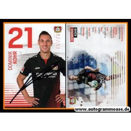 Autogramm Fussball | Bayer Leverkusen | 2017 | Dominik KOHR