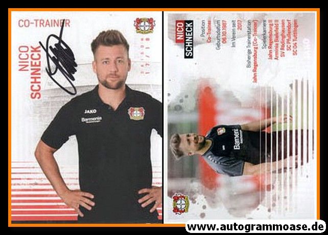 Autogramm Fussball | Bayer Leverkusen | 2017 | Nico SCHNECK