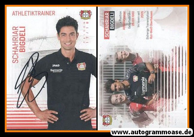 Autogramm Fussball | Bayer Leverkusen | 2017 | Schahriar BIGDELI