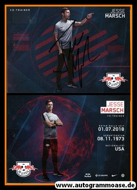 Autogramm Fussball | RB Leipzig | 2018 | Jesse MARSCH