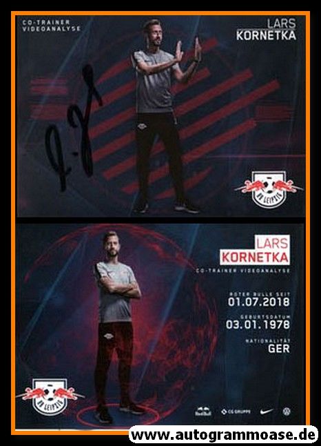 Autogramm Fussball | RB Leipzig | 2018 | Lars KORNETKA