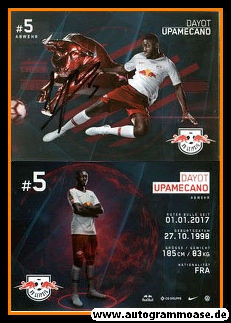 Autogramm Fussball | RB Leipzig | 2018 | Dayot UPAMECANO