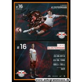 Autogramm Fussball | RB Leipzig | 2018 | Lukas KLOSTERMANN