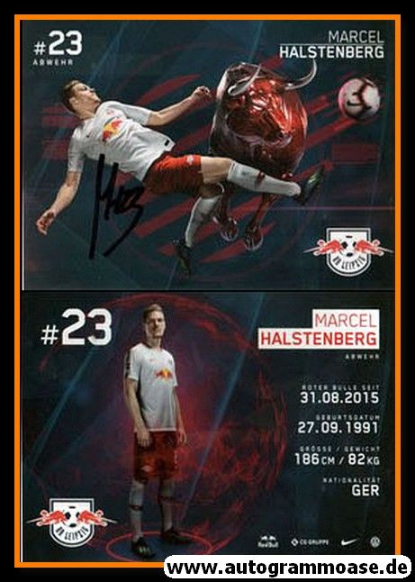 Autogramm Fussball | RB Leipzig | 2018 | Marcel HALSTENBERG