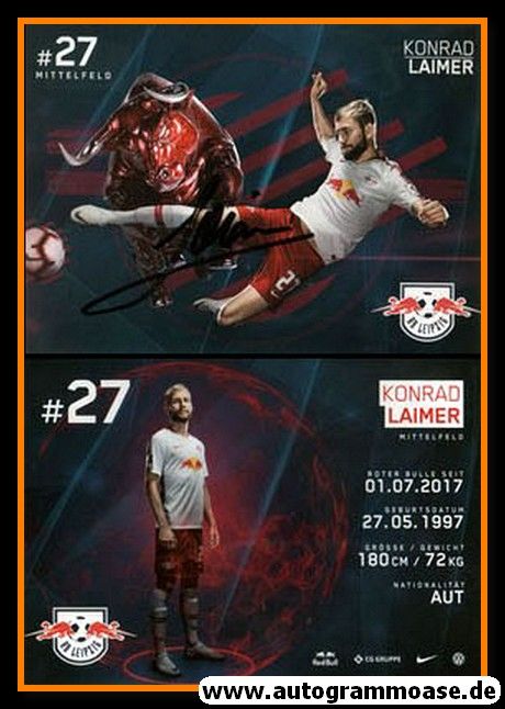 Autogramm Fussball | RB Leipzig | 2018 | Konrad LAIMER