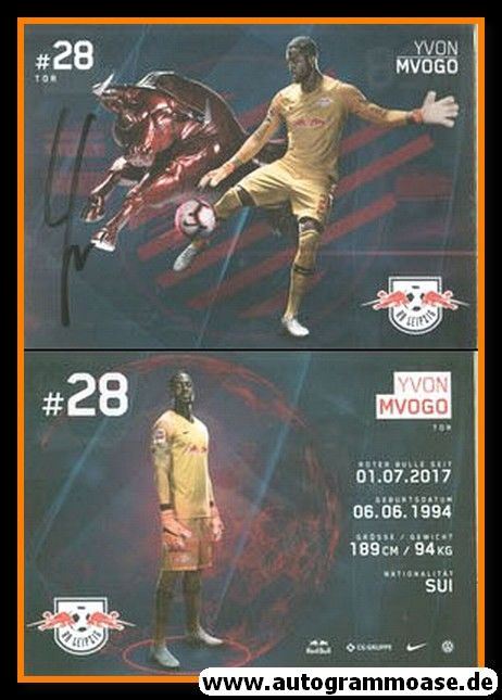 Autogramm Fussball | RB Leipzig | 2018 | Yvon MVOGO