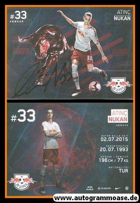 Autogramm Fussball | RB Leipzig | 2018 | Atinc NUKAN