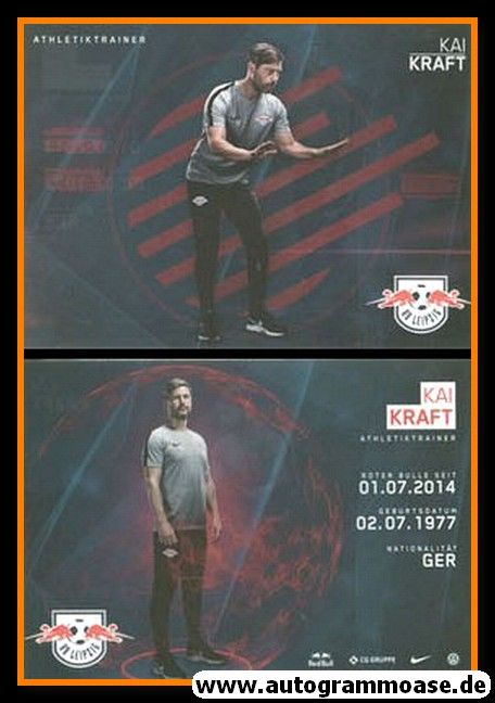 Autogrammkarte Fussball | RB Leipzig | 2018 | Kai KRAFT