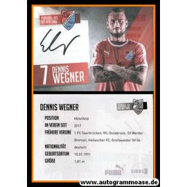 Autogramm Fussball | TSV Steinbach | 2018 | Dennis WEGNER