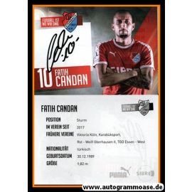 Autogramm Fussball | TSV Steinbach | 2018 | Fatih CANDAN