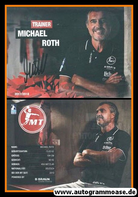 Autogramm Handball | MT Melsungen | 2017 | Michael ROTH