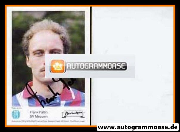 Autogramm Fussball | SV Meppen | 1992 | Frank FALTIN