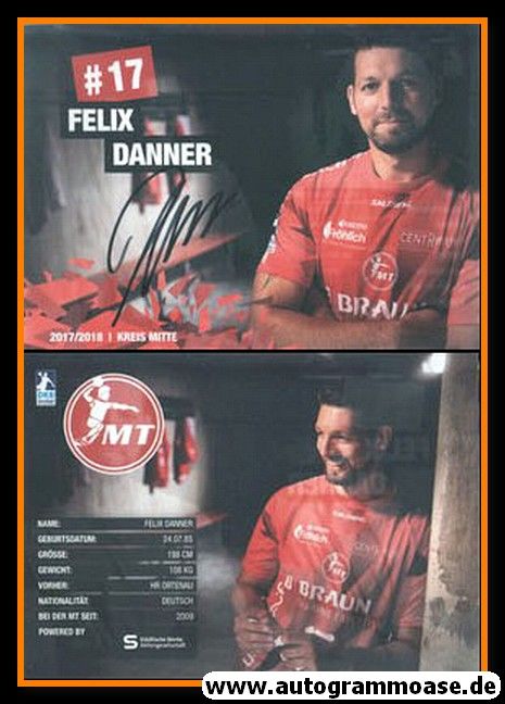 Autogramm Handball | MT Melsungen | 2017 | Felix DANNER