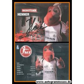 Autogramm Handball | MT Melsungen | 2017 | HENNER (Maskottchen)