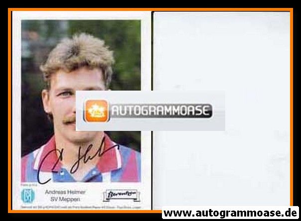 Autogramm Fussball | SV Meppen | 1992 | Andreas HELMER