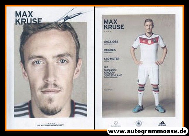 Autogramm Fussball | DFB | 2014 Adidas | Max KRUSE (4 Sterne)