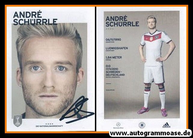 Autogramm Fussball | DFB | 2014 Adidas | Andre SCHÜRRLE (4 Sterne)