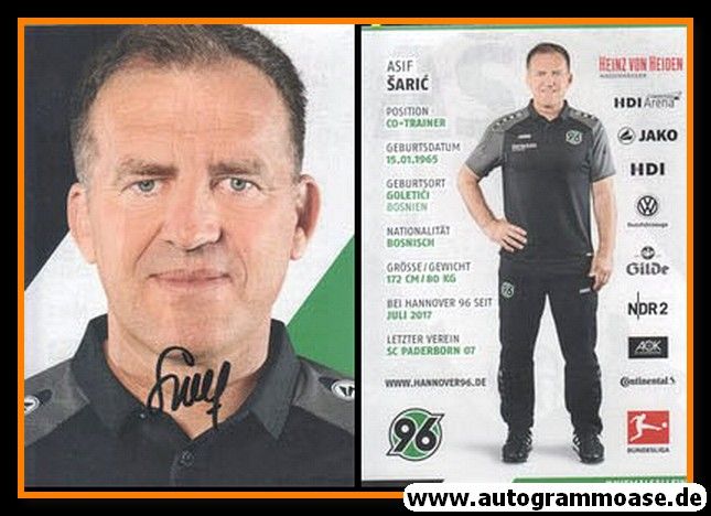 Autogramm Fussball | Hannover 96 | 2017 | Asif SARIC
