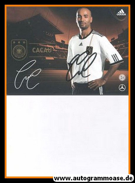 Autogramm Fussball | DFB | 2010-1 Adidas | CACAU (plus Druck)