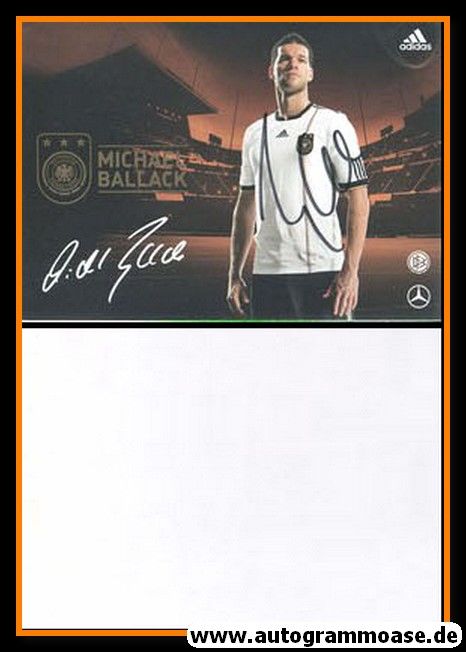 Autogramm Fussball | DFB | 2010-1 Adidas | Michael BALLACK (plus Druck)
