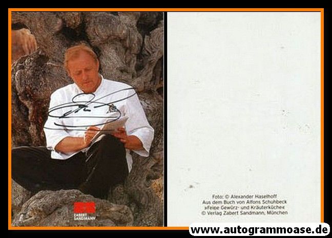 Autogramm Koch | Alfons SCHUHBECK | 2000er (Portrait Color) ZS 2