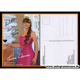 Autogramm Weinprinzessin | Carina WIEMERS | 2014 (Rheinhessen)