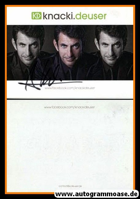 Autogramm Comedy | Knacki DEUSER | 2010er (Portrait Color)