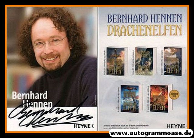 Autogramm Literatur | Bernhard HENNEN | 2010er "Drachenelfen"