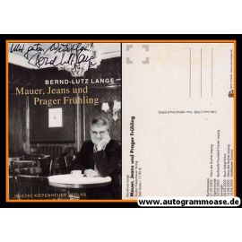 Autogramm Literatur | Bernd-Lutz LANGE | 2003 "Mauer, Jeans, ...)