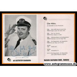 Autogramm Schlager | Otto HILLER | 1960er (Portrait SW) Austrophon