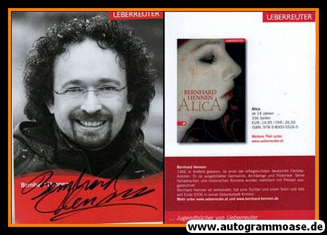 Autogramm Literatur | Bernhard HENNEN | 2005 "Alica"