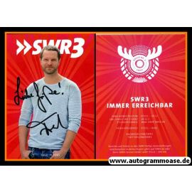 Autogramm Radio | SWR3 | Fred PETERS | 2010er (Portrait rot)