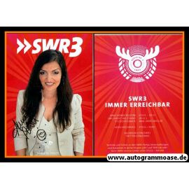 Autogramm Radio | SWR3 | Anneta POLITI | 2010er (Portrait rot)