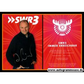 Autogramm Radio | SWR3 | Andreas MÜLLER | 2010er (Portrait rot)