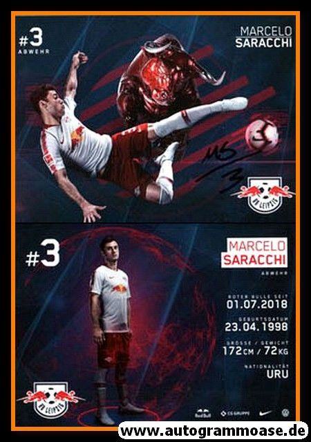 Autogramm Fussball | RB Leipzig | 2018 | Marcelo SARACCHI