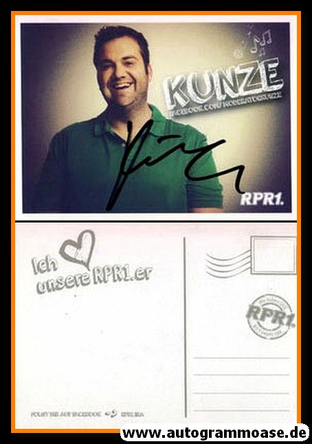 Autogramm Radio | RPR1. | Andreas KUNZE | 2010er (Portrait quer)